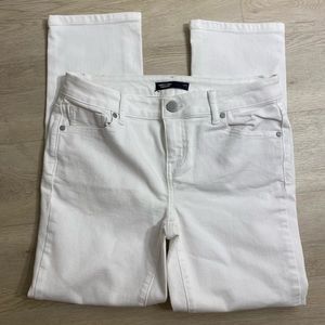 White Capri Jeans